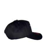 Dandy Flames Black Embroidered Hat