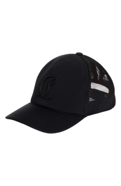 Christian Louboutin Men's Monogram Neoprene Trucker Hat