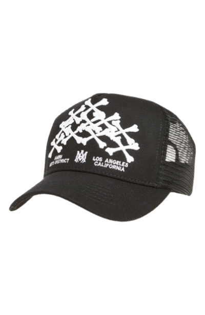 Stacked Bones Logo Adjustable Trucker Hat